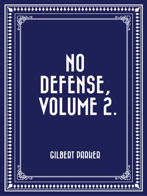 cover image of No Defense, Volume 2.
